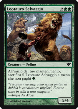 097 / 145 Leotauro Selvaggio comune (IT) -NEAR MINT-