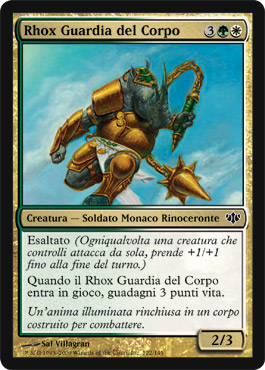 122 / 145 Rhox Guardia del Corpo comune (IT) -NEAR MINT-