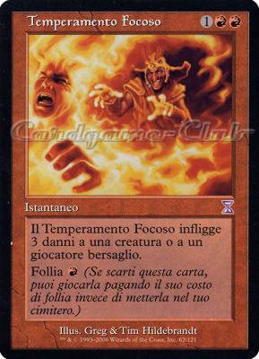 062 / 121 Temperamento Focoso rara (IT) -NEAR MINT-