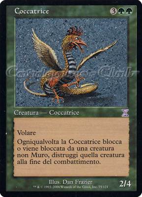 075 / 121 Coccatrice rara (IT) -NEAR MINT-