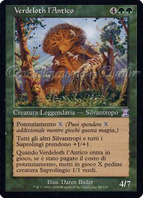 088 / 121 Verdeloth l'Antico rara (IT) -NEAR MINT-