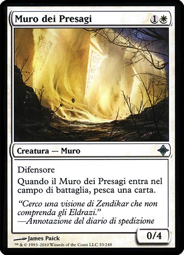 053 / 248 Muro dei Presagi non comune (IT) -NEAR MINT-