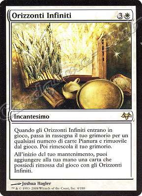 004 / 180 Orizzonti Infiniti rara (IT) -NEAR MINT-
