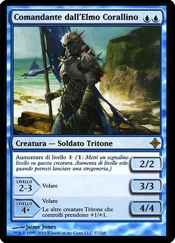 057 / 248 Comandante dall'Elmo Corallino rara (IT) -NEAR MINT-