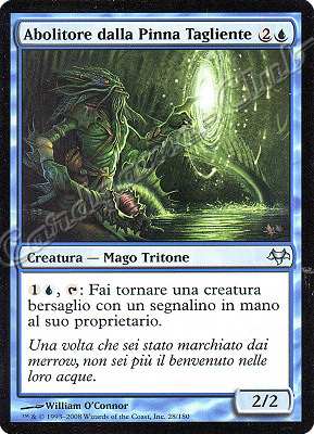 028 / 180 Abolitore dalla Pinna Tagliente non comune (IT) -NEAR MINT-