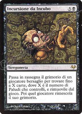 040 / 180 Incursione da Incubo rara (IT) -NEAR MINT-