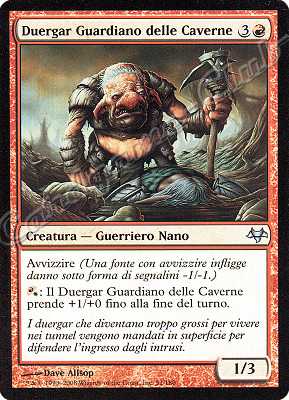 051 / 180 Duergar Guardiano delle Caverne non comune (IT) -NEAR MINT-