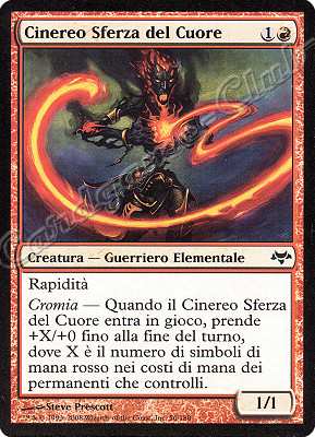 056 / 180 Cinereo Sferza del Cuore comune (IT) -NEAR MINT-