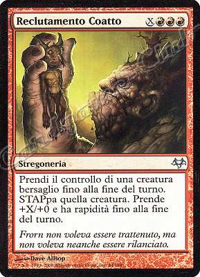 064 / 180 Reclutamento Coatto non comune (IT) -NEAR MINT-