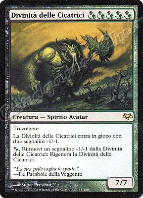 118 / 180 Divinita' delle Cicatrici rara (IT) -NEAR MINT-