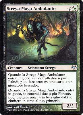 123 / 180 Strega Maga Ambulante non comune (IT) -NEAR MINT-