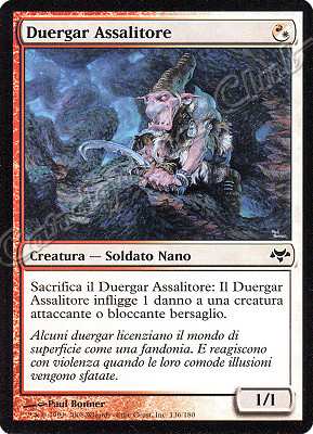 136 / 180 Duergar Assalitore comune (IT) -NEAR MINT-