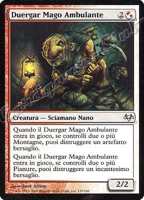 137 / 180 Duergar Mago Ambulante non comune (IT) -NEAR MINT-