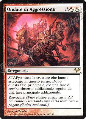 148 / 180 Ondate di Aggressione rara (IT) -NEAR MINT-