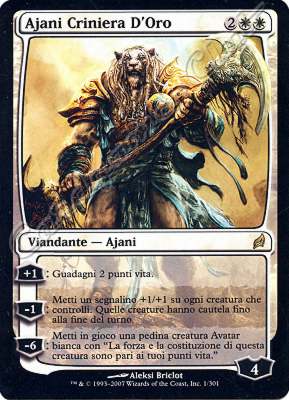 001 / 301 Ajani Criniera D'Oro rara (IT) -NEAR MINT-