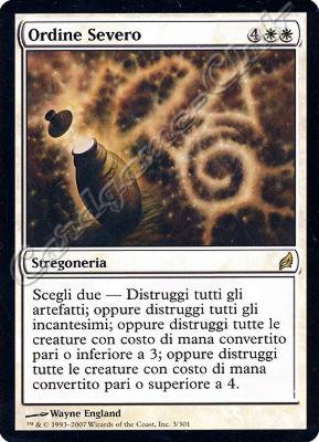 003 / 301 Ordine Severo rara (IT) -NEAR MINT-