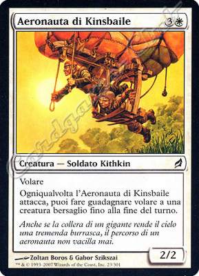 023 / 301 Aeronauta di Kinsbaile comune (IT) -NEAR MINT-
