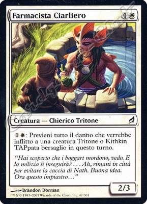 047 / 301 Farmacista Ciarliero comune (IT) -NEAR MINT-