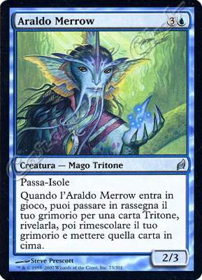 073 / 301 Araldo Merrow non comune (IT) -NEAR MINT-