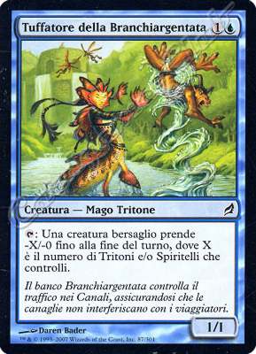 087 / 301 Tuffatore della Branchiargentata comune (IT) -NEAR MINT-