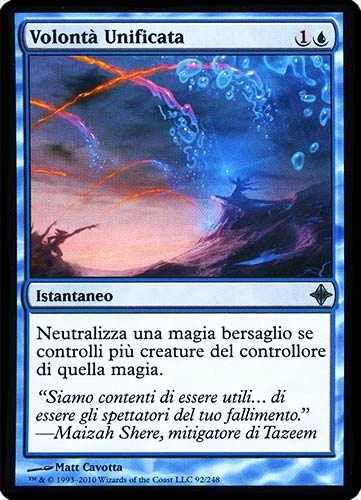 092 / 248 Volonta' Unificata non comune (IT) -NEAR MINT-