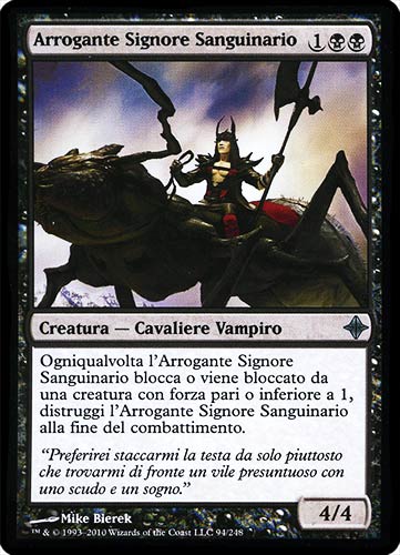 094 / 248 Arrogante Signore Sanguinario non comune (IT) -NEAR MINT-