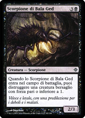 095 / 248 Scorpione di Bala Ged comune (IT) -NEAR MINT-