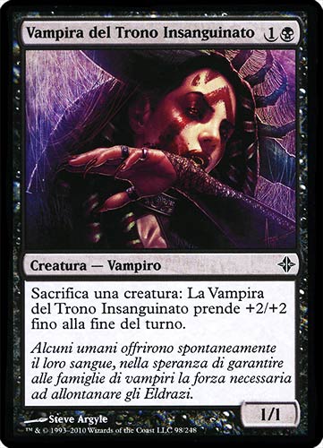 098 / 248 Vampira del Trono Insanguinato comune (IT) -NEAR MINT-
