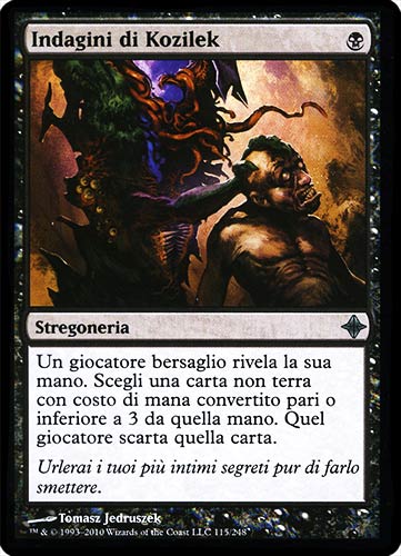 115 / 248 Indagini di Kozilek non comune (IT) -NEAR MINT-