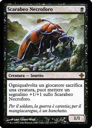117 / 248 Scarabeo Necroforo rara (IT) -NEAR MINT-
