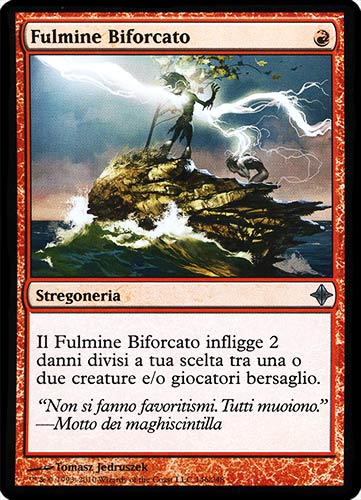 146 / 248 Fulmine Biforcato non comune (IT) -NEAR MINT-