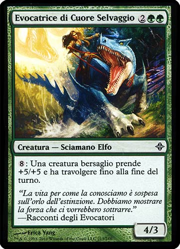 213 / 248 Evocatrice di Cuore Selvaggio comune (IT) -NEAR MINT-