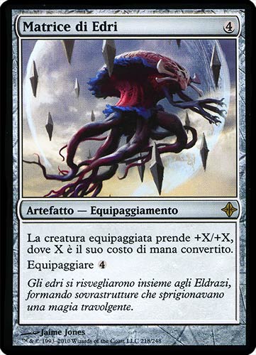 218 / 248 Matrice di Edri rara (IT) -NEAR MINT-