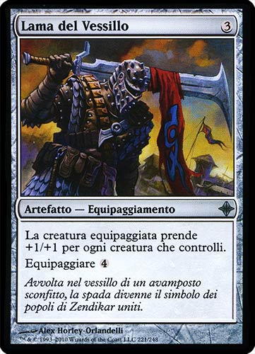 221 / 248 Lama del Vessillo non comune (IT) -NEAR MINT-