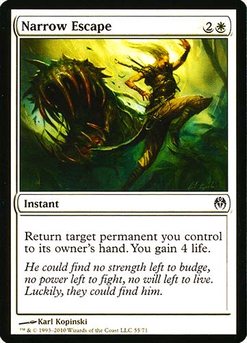 55 / 71 Narrow Escape comune -NEAR MINT-