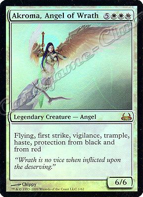 01 / 62 Akroma, Angel of Wrath rara mitica foil -NEAR MINT-