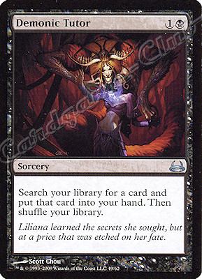 49 / 62 Demonic Tutor non comune -NEAR MINT-