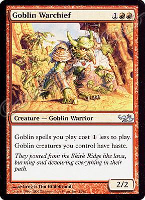 42 / 62 Goblin Warchief non comune -NEAR MINT-