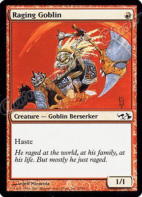 47 / 62 Raging Goblin comune -NEAR MINT-