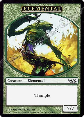 T 1 TOKEN Elemental comune -NEAR MINT-