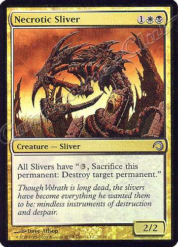 20 / 41 Necrotic Sliver non comune foil (EN) -NEAR MINT-
