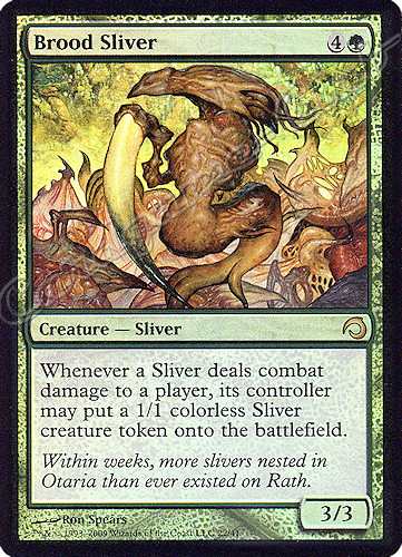 22 / 41 Brood Sliver rara foil (EN) -NEAR MINT-