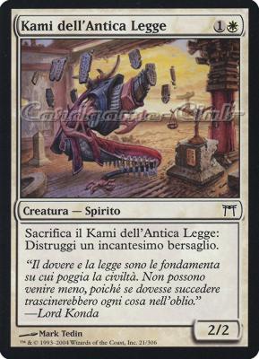 021 / 306 Kami dell'Antica Legge comune (IT) -NEAR MINT-