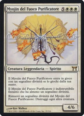 035 / 306 Myojin del Fuoco Purificatore rara (IT) -NEAR MINT-