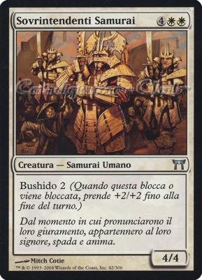 042 / 306 Sovrintendente Samurai non comune (IT) -NEAR MINT-