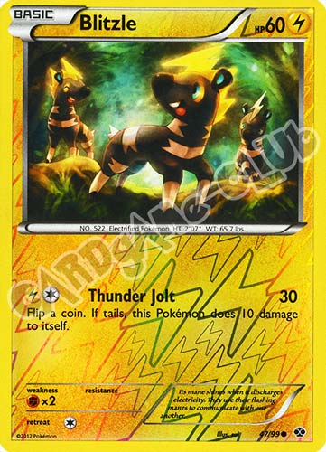 047 / 099 Blitzle comune foil reverse (EN) -NEAR MINT-