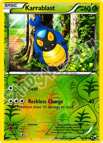 009 / 108 Karrablast comune foil reverse (EN) -NEAR MINT-