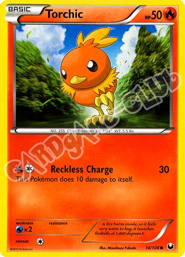 014 / 108 Torchic comune (EN) -NEAR MINT-