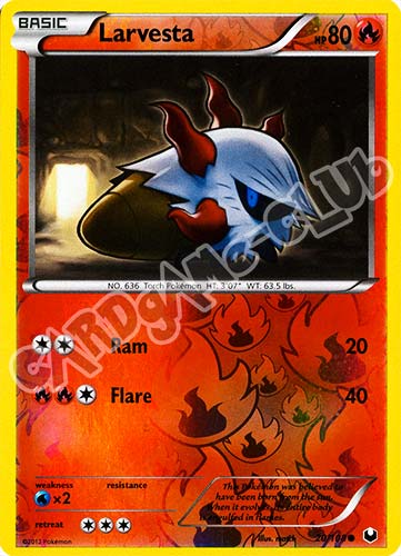 020 / 108 Larvesta comune foil reverse (EN) -NEAR MINT-