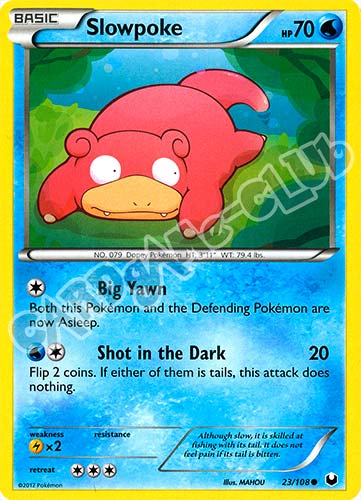 023 / 108 Slowpoke comune (EN) -NEAR MINT-
